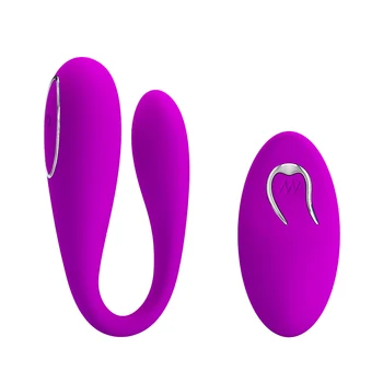 G-Spot Klitorio Stimuliatorius Masažas Vibratorius Suaugusiųjų Sekso Žaislų Pora U Tipo Nuotolinio Valdymo Vibratorius, Skirtas Moterims, USB Įkraunamą