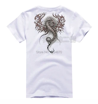 Harajuku Mada Super Cool 3D Tamsiai Gotikos dragon Roko Prekės vyrams, moterims marškinėliai marškinėliai fitneso Medvilnės riedlentė Paauglių