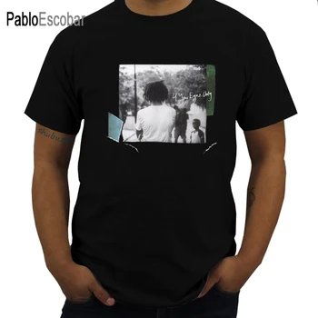 J Cole - 4 Jūsų Eyez Tik - Black T-Shirt Mados Trumpas Rankovės Parduoti 100 % Medvilnės Karšto Pardavimo Vyrams Marškinėliai Mados Viršų Tee