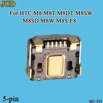 JCD 2VNT/Daug HTC M8 M8T M8DT M8SW M8SD M8W M8S E8 USB Įkrovimo Dokas Lizdas Jack Plug Įkrovimo lizdas Jungtis