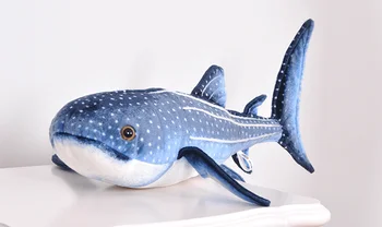Jūrų gyvybės imitavimo zebra ryklys pliušinis žaislas didelis 70cm minkštos lėlės mesti pagalvę žaislas Kalėdų dovana w0982