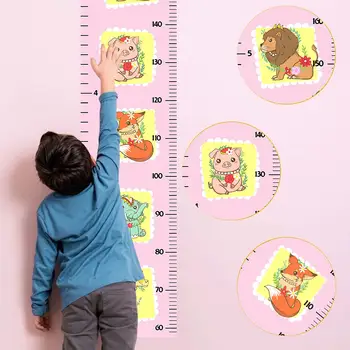 Ka Gyvūnų Dinozaurų Vaikai Aukštis Diagramos Vaikų Augimo Liniuote, Medžio Rėmas Vaikų Aukštis Įrašyti Sienos Kabo Dekoro