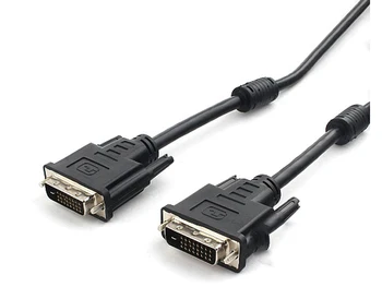 Kabelis gembird cablexpert DVI-D dual link 25m/25m 10m, juodas cc-dvi2l-bk-10m