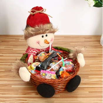 Kalėdų Puošybos Ornamentais Saldainiai Saugojimo Krepšys Santa Claus Sniego Briedžių Vaikams Saldainių Krepšelį Švenčių Šalies Prekių
