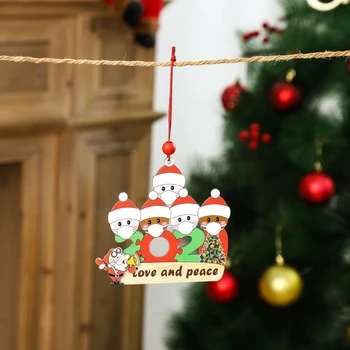 Kalėdų Santa Claus Papuošalai Maitintojo Šeimos Kalėdų Medžio Kabo Pakabukas Dovanos L69B