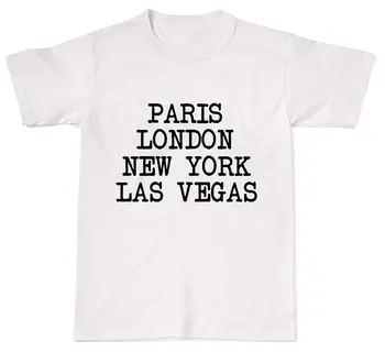 Karšto 2019 m. Vasarą VYRIŠKI Marškinėliai Mados Print T-Shirt Vasaros Stiliaus Las Vegase Jav Citycustom Marškinėliai Spausdinimas