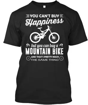 Karšto Pardavimo medvilnės Kalnų Dviračiais - Jūs negalite Nusipirkti Laimės, Bet Galite Dviračiai Standartas Unisex Marškinėliai Tee marškinėliai