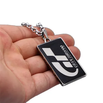 Karšto Žaidimas Gran Turismo GT Karoliai Lenktynių Logotipą, Metalo Karolius & Karoliai Automobilių Moterys Maišelį Nuorodą Grandinės Kolye Papuošalai