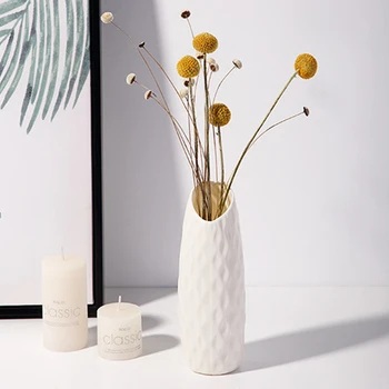 Keramikos Atrodo Plastikinė Vaza Neperleidžiama Vaza Gėlių Namų Puošybai LKS99