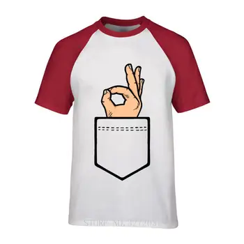 Kišenėje Gerai, Pasirašyti Vyrų T-Shirt Netikrą Kišenėje Gerai Vertus, Kūrybinis Dizainas Paprastas Shirt Mens trumpas rankovės Marškinėliai Viršų