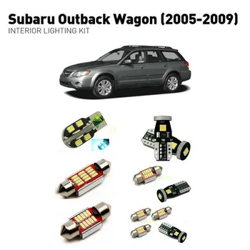 Led vidaus apšvietimas Subaru impreza gc sti sedanas 2005-2009 m. 8pc Led Žibintai, Automobilių apšvietimo komplektas, automobilių lemputės Canbus
