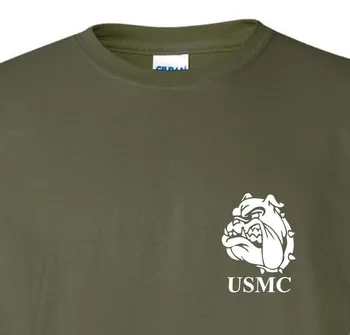 Marine Corps Velnias Šuo Marškinėliai 3 Spalvų Nemokama Laivas Vyrų 2019 Mados Vasaros Naują Trumpas Rankovės Medvilnės Spausdinti Vyrų Paprasto T Shirts
