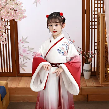 Mergina Cosplay Šokių Nustatyti Pasakos Kostiumų Kinijos Nacionalinės Suknelė Hanfu Tradicinių Drabužių Merginos Princesė Suknelės