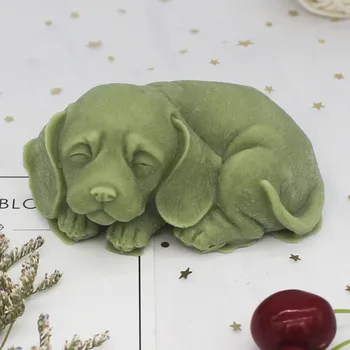 Miega šuo aromaterapija formų šokolado rankų darbo muilas silikoninė forma