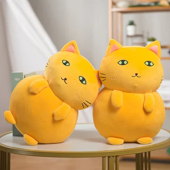 Mielas Anime Minkštas Iškamša Katė Lėlės Kawaii Animacinių Filmų Katės Nuraminti Kūdikį Pliušiniai Žaislai Puikus Vaikams, Vaikų Gimtadienio Dovana