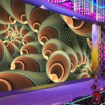 Milofi prabangių gėlių fraktalas baras KTV įrankiai fono sienos popieriaus freskos