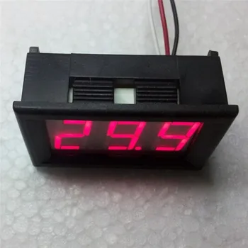 Mini Voltmeter Testeris 3-Skaitmeninė Įtampos Bandymo Baterija DC (nuolatinė srovė 0-30 V Raudona Auto Automobilis LW