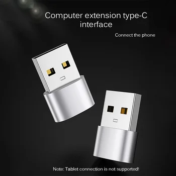 Mobiliojo Telefono Adapterio Tipas-C, Mikro USB Adapteris USB 3A Duomenų Įkrovimo Adapterio 