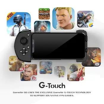 Mobiliųjų Žaidimų Touchroller Belaidis Valdiklis su 3D Manipuliatorių Sukelti Mygtukai G-Touch 