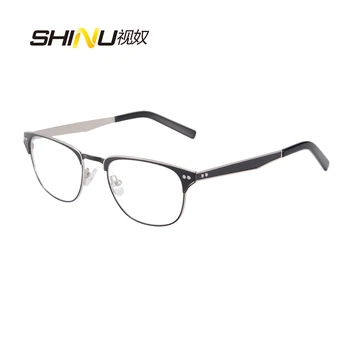 Moteriški akinių rėmeliai, skirti vyrų optinių rėmelių akiniai katės akis Derliaus metalo turas Prekės kurti naujų SR8002