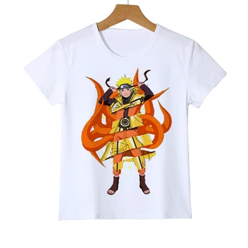 Naujas Trumpas Rankovės O-kaklo Animacinių filmų T Marškinėliai Berniukui Baby Girl Vasaros Vaikas Anime Naruto, T-marškinėliai, Topai Prekės Kokybės Z38-15