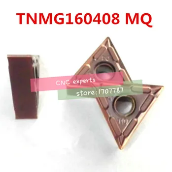 Nemokamas pristatymas TNMG160408-MQ karbido CNC įdėklai,CNC tekinimo įrankis,taikomos nerūdijančio plieno ir plieno apdirbimas, įdėkite WTENN/WTJNR