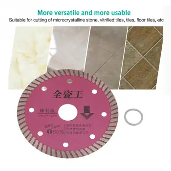 Nešiojamų Rožinė Deimantų Pjaustymo Diskas Betono, Granito, Marmuro Plytelės Akmens 105x20x1.3mm