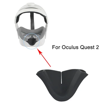 Nosis Pad Kelią, Šviesą Kietosios VR Ausines Daugiafunkcį Minkštas Purvinas Atsparus Silikono Žaidimų Reikmenys Oculus Quest 2