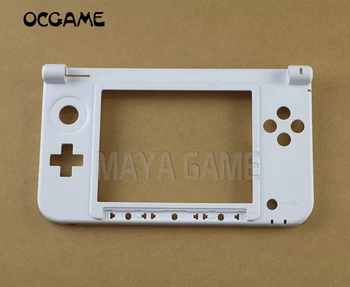 OCGAME Originalaus korpuso Būsto Vidurį baltos spalvos plastikinis Rėmas 3DS XL 3dsxl atveju shell white