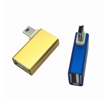OTG USB 2.0 Moteris į Mini USB B 5 Pin Male Adapteris Keitiklis