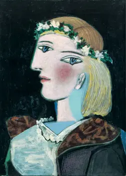 Pablo Picasso Marie-Thérèse su viršūnėmis Menas Spausdinti Plakato grandes para sumalti tapybos drobė Namų Dekoro Sienos Menas