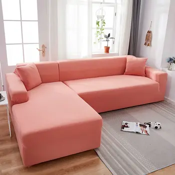 Pliušinis Sofa Cover Ruožas Odinis Kampas, Sekcija Gyvenamasis Kambarys Sofos Padengti Fotelis Padengti L-Formos Sėdynės Padengti Pilnas Draudimas Rankšluostį