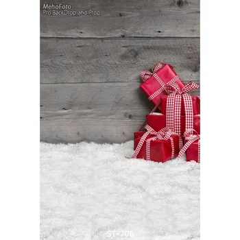 Plona Vinilo Fotografijos foną, Kalėdinės dovanos, dėžutės skaitmeninį kompiuterį, spausdinami backdrops fotostudija