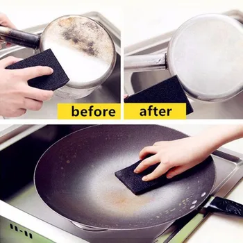 Praktinių Multi-Paskirties Namų Virtuvės Valymo Kempinė Nano Emery Magic Clean Rub Puodą Rūdžių Židinio Dėmių Kempinė