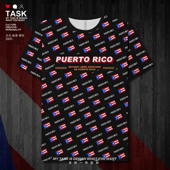 Puerto Rikas Riko PRI PR Quick Dry marškinėliai atsitiktinis sporto markių viršūnes mens Treniruotės trumparankoviai sporto vyrų vasaros drabužių