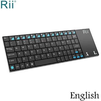 Rii i12 2.4 GHz Mini Belaidė Klaviatūra su Multi-Funkcija TouchPad Pele PC, Nešiojamas kompiuteris, Mini PC