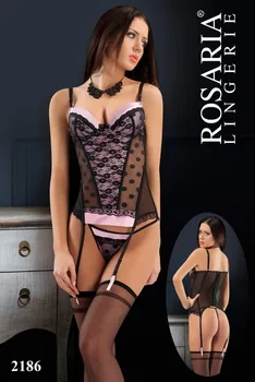 Rosaria 2186 aukščiausios Kokybės Seksualus Bustier Set-moteriškas apatinis Trikotažas, Apatiniai drabužiai Rinkiniai Ponios - Pagamintas Turkijoje