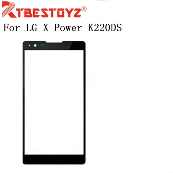 RTOYZ Išorinio Stiklo Lęšis LG X Power K220DS K220 LS755 US610 K450 Pakeitimas LCD Priekiniai Jutiklinio Ekrano Skydelis + Nemokamas Įrankiai