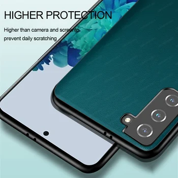 Samsung Galaxy S30 Ultra S21 Plius S20 FE 5G 20 Pastaba Ultra Atveju Prabanga PU Odos Apsaugos atsparus smūgiams Galinį Dangtelį