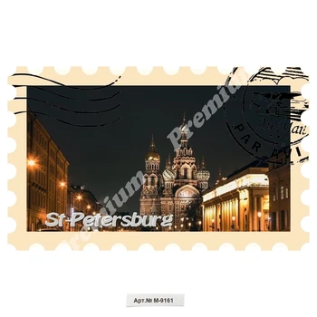 Sankt Peterburgas (Rusija suvenyras, dovana magnetas kolekcija