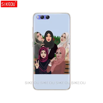 Silikoninis Dangtis Atveju Xiaomi Mi 8 8SE A1 A2 5 5S 5X 6 Mi5 MI6 3 PASTABA MAX Sumaišykite 2 2S hijab Gražus Musulmonų Merginos moterys