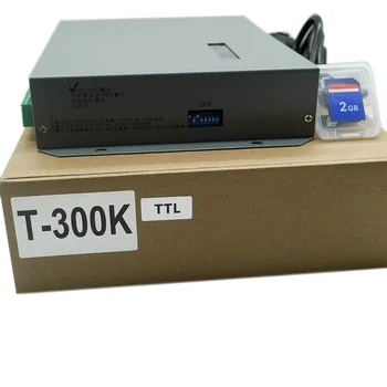 T-300K SD Kortelę internetu T500K Full led pikselių modulis valdytojas T600K RGB RGBW 8ports pikselių ws2811 ws2801 ws2812b led juostos