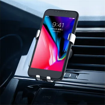 Telefono Stovas Jutiklis Automatinis Tvirtinimo Kalno Automobilių Turėtojas Saugaus Vairavimo Ventiliacijos Įrašą Stovėti iphone Samsung 