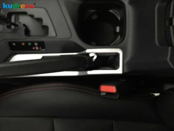 Toyota RAV4 RAV 4. 2016 m. 2017 ABS Matinis Automobilio Salono rankinis Stabdis Skydelio Dangtelį Apdaila Rankinio Stabdžio Stovėjimo Rėmo Apdaila Priedai LHD
