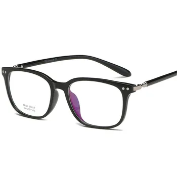 TR90 Akinius Rėmo Mens Recepto akinius Aikštėje rėmo Šviesos Patogūs akiniai Moterų 017 Optiniai stiklai 54-19-143