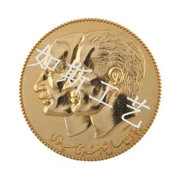 Trimatis reljefo antikvariniai metalo emblemos monetos