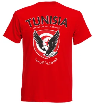 Tunesien T-Shirt Vyrai Legenda Futbolininkas Soccers 2019 Tunisas Mados 2019 M. Vasarą Casua Laiškas Spausdinti Marškinėliai