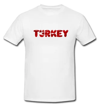 Turkija Turkijos Turk T-Shirt Šalies Žemėlapis, Vėliava Įdomus Naujovė T-Shirt