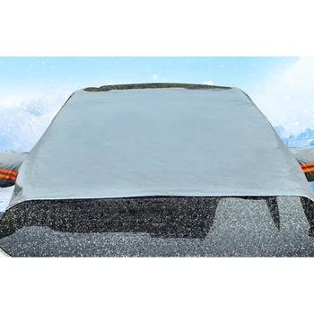 Universalus Automobilių Stiklų Sniego Danga Sunkvežimis Ledo Gynėjas Sun Shield Pilka