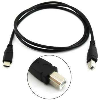 USB-C USB 3.1 C Tipo Male į USB 2.0, B Tipo Vyras Duomenų Kabelį, Laidą, Telefono Spausdintuvą